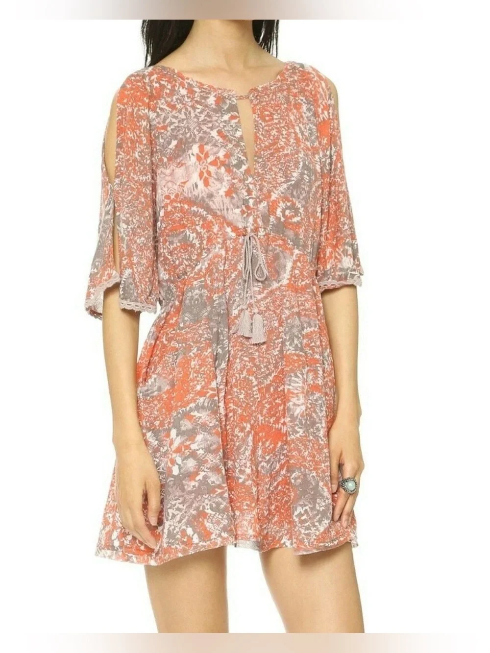 Free People Love Birds Mini Dress